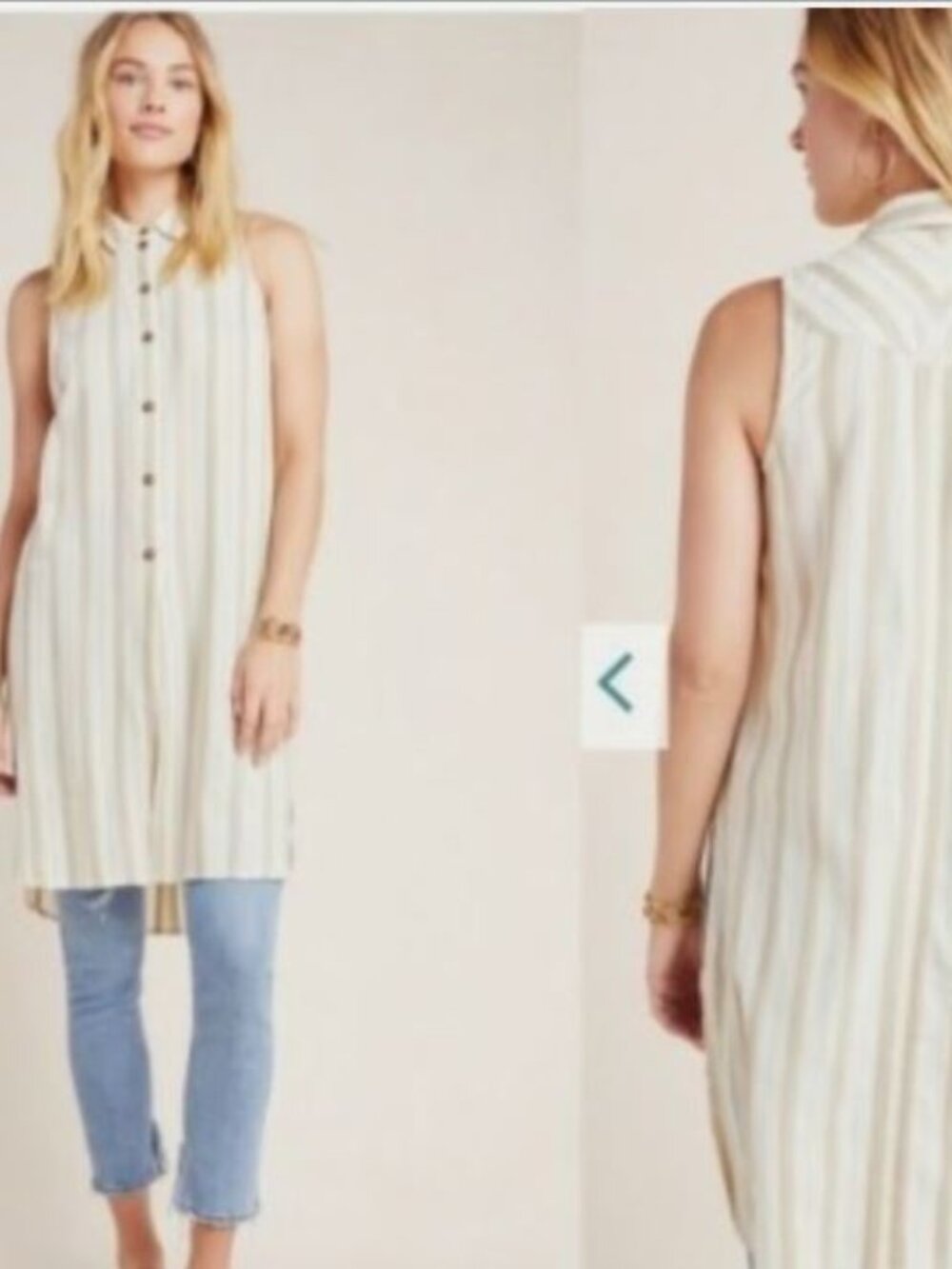 Anthropologie Delphine Textured Tunic dress Size M